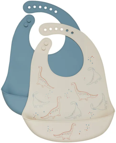 Silicone Bib (2-Pack) - 419 - ONESIZE