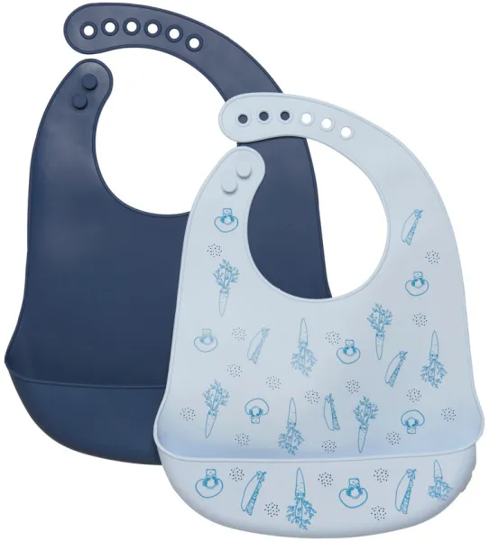 Silicone Bib (2-Pack) - 746 - ONESIZE