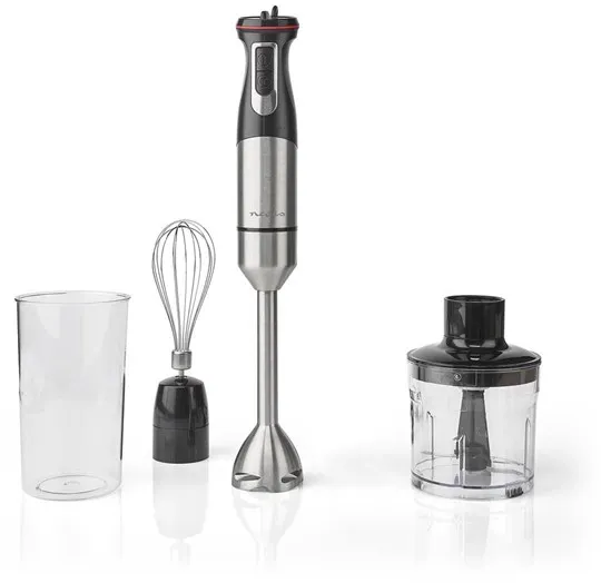 Nedis Hand Blender KAHB400CAL - hand blender - black/aluminium - 800 W