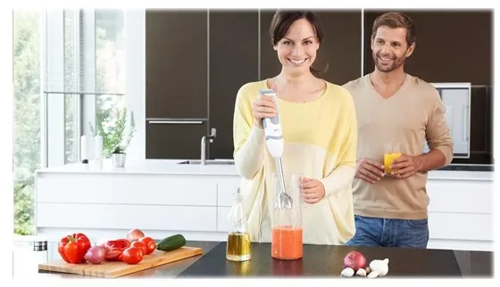 Braun Hand Blender Multiquick 5 Vario MQ 5200 WH - hand blender - white/grey - 1000 W